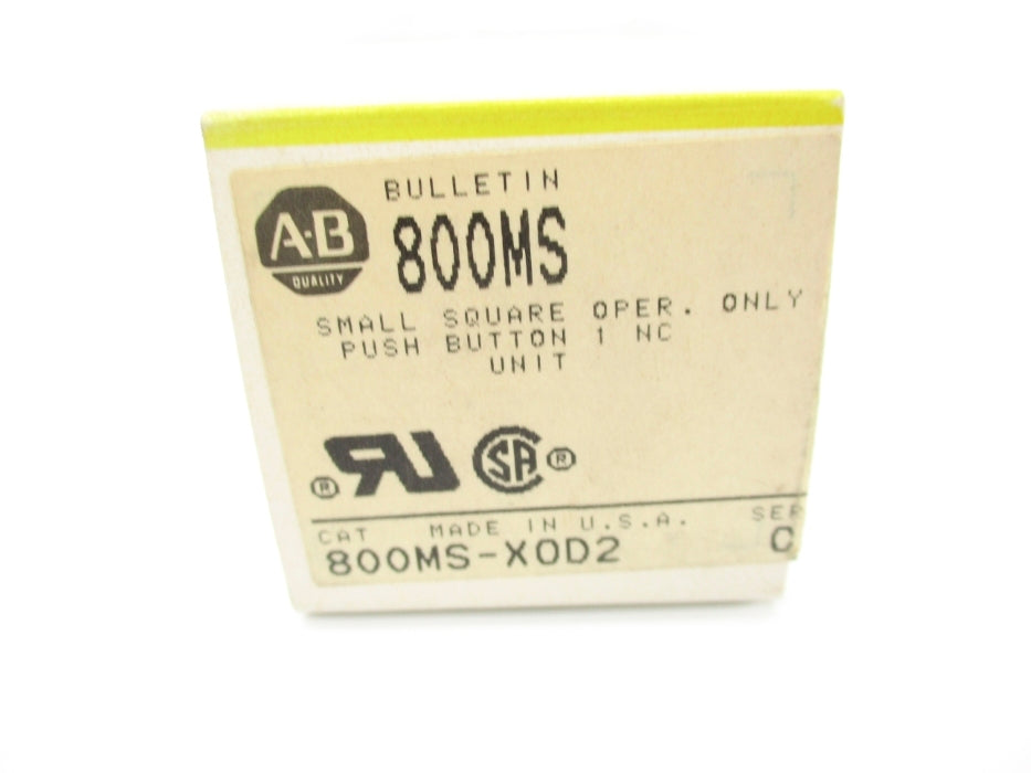 INDUSTRIAL SPARE PART 800MS-X0D2 SER. C (BK/YL)  NSMP