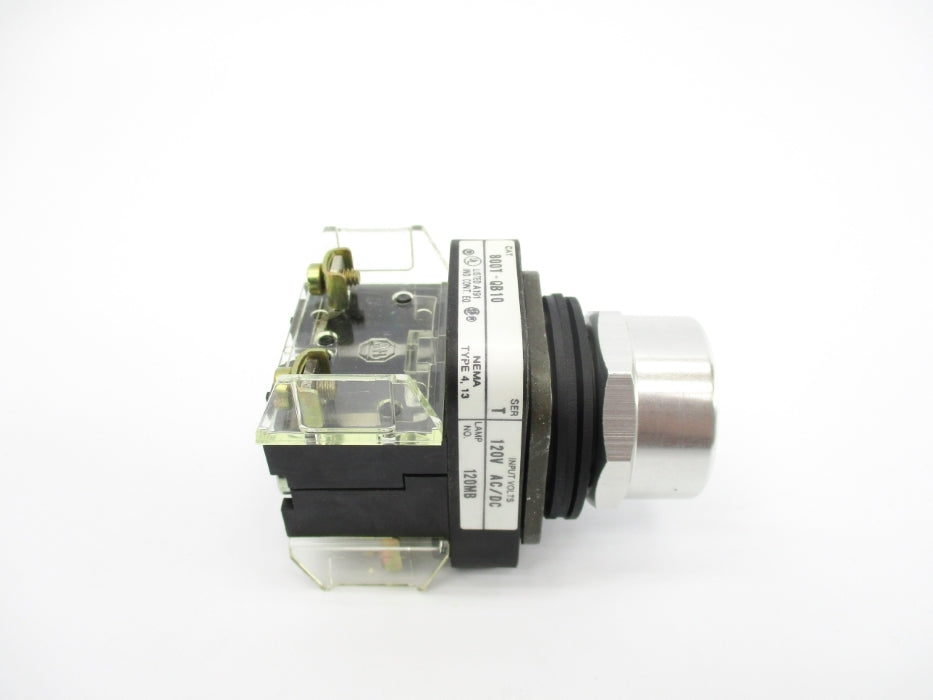 ALLEN BRADLEY 800T-QB10 SER. T (BK/YL) NSMP