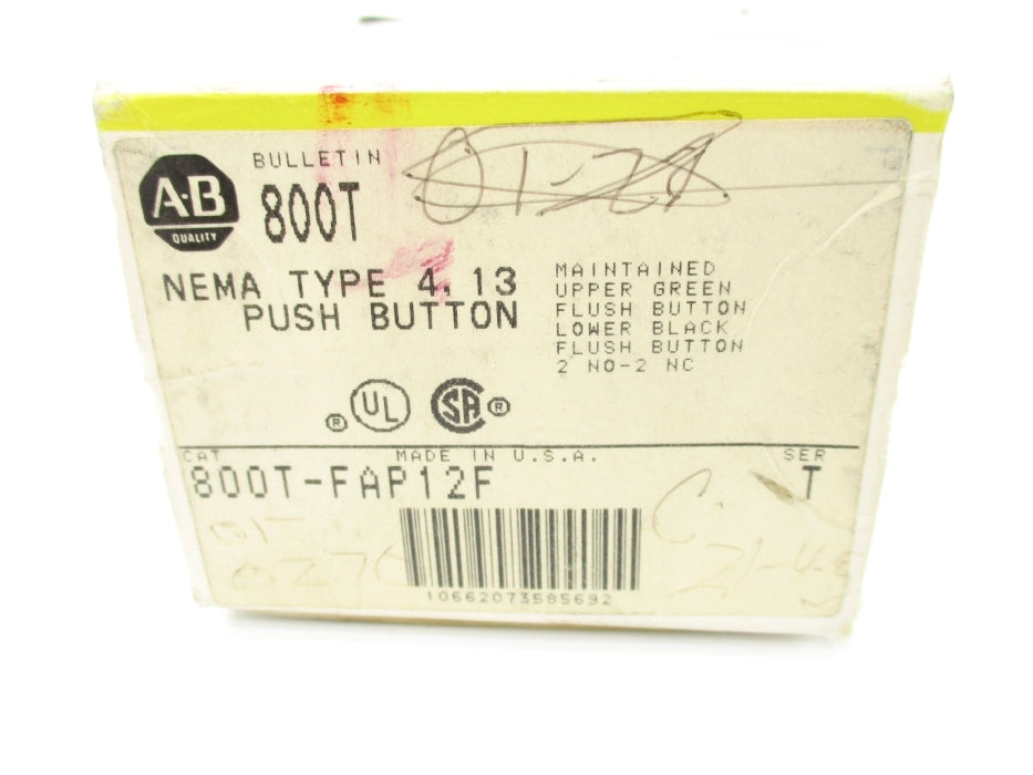 INDUSTRIAL SPARE PART 800T-FAP12F SER. T (BK/YL) NSMP