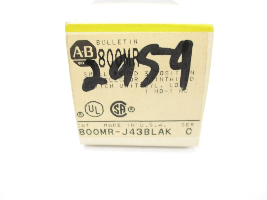 INDUSTRIAL SPARE PART 800MR-J43BLAK SER. C (BK/YL) NSMP