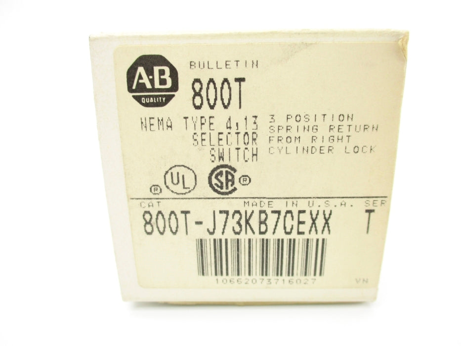 INDUSTRIAL SPARE PART 800T-J73KB7CEXX SER. T (BK/YL) NSMP