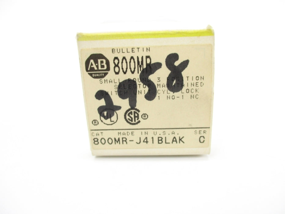 INDUSTRIAL SPARE PART 800MR-J41BLAK SER. C (NO KEY) (BK/YL) NSMP