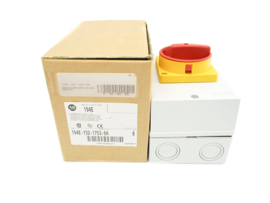 ALLEN BRADLEY 194E-Y32-1753-6N SER. B (BR/WH) NSMP