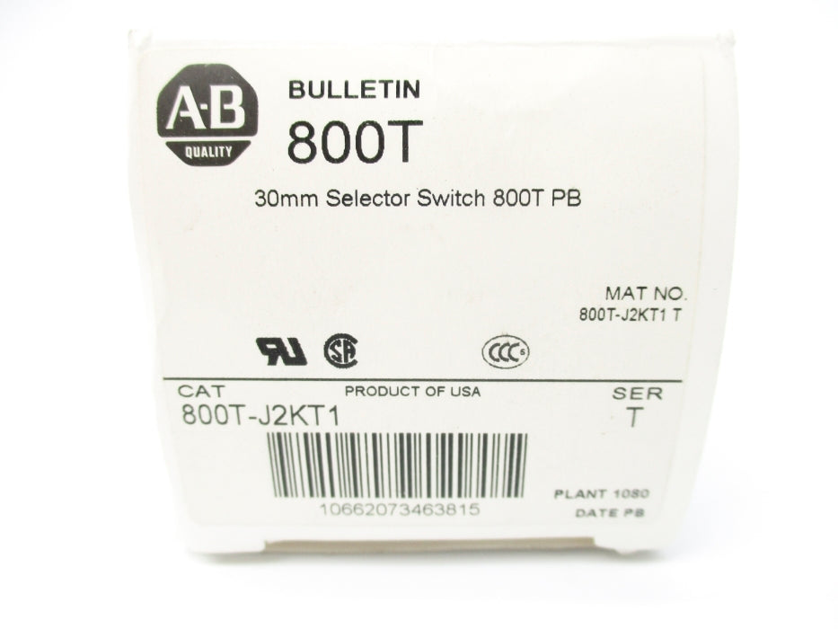 ALLEN BRADLEY 800T-J2KT1 SER. T (WH) NSMP