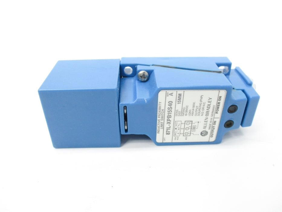 ALLEN BRADLEY 871L-XPB15S40 SER. A (BK/YL) NSMP