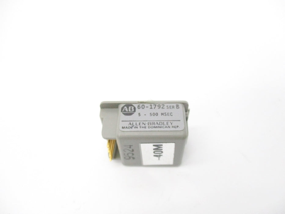 INDUSTRIAL SPARE PART 60-1792-40M SER. B .005-.5S (BK/YL) NSMP