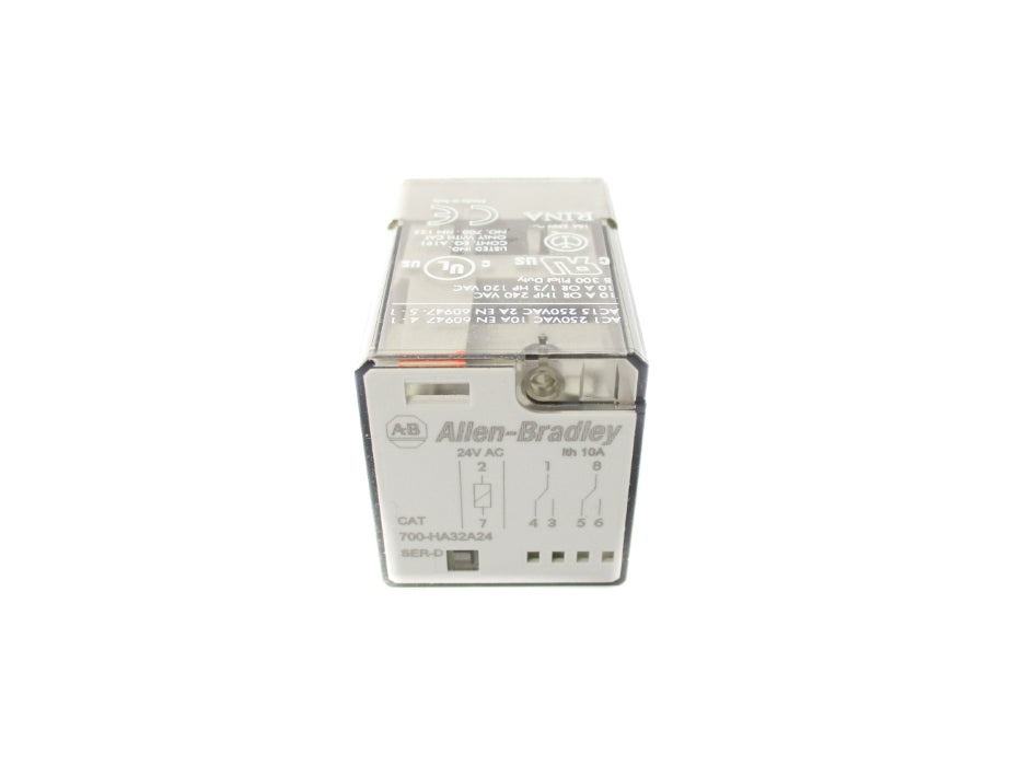 ALLEN BRADLEY 700-HA32A24 SER. D 24VAC 10A UNMP