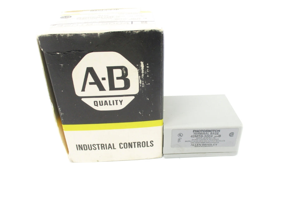 ALLEN BRADLEY 42MTB-5004 SER. B 20-30VDC (BK/YL) NSMP