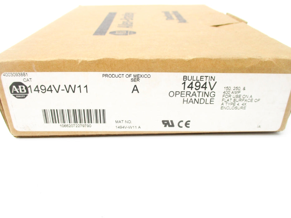 ALLEN BRADLEY 1494V-W11 SER. A (BR/WH) NSMP