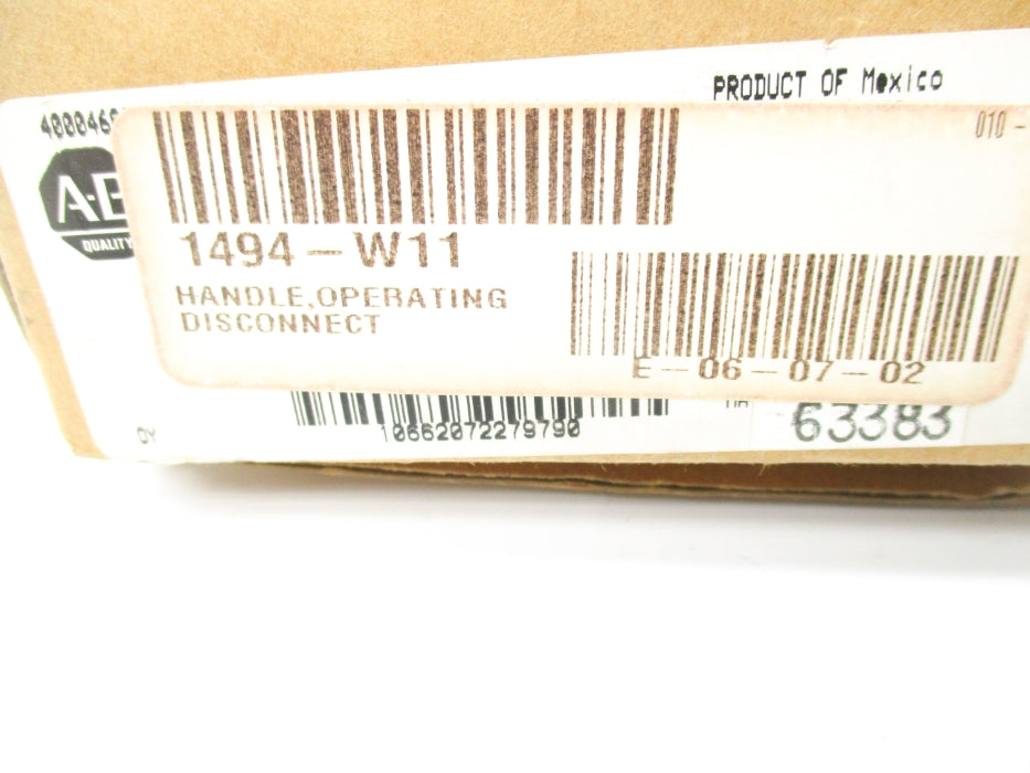 ALLEN BRADLEY 1494V-W11  (BR/WH) NSMP