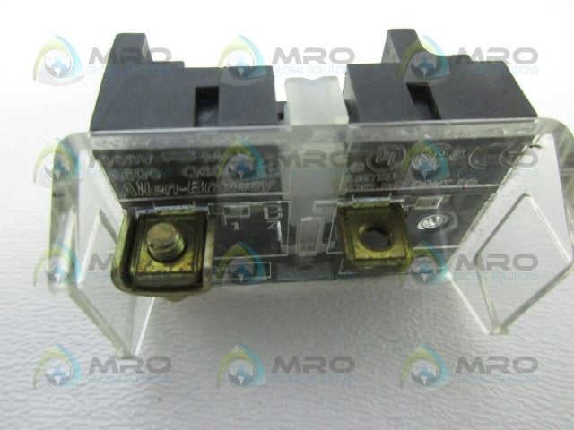 ALLEN BRADLEY 800T-XD4 SER E CONTACT BLOCK *USED*