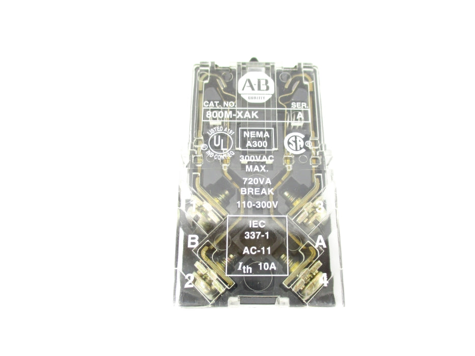 INDUSTRIAL SPARE PART 800M-XAK SER. A 300VAC NSNP