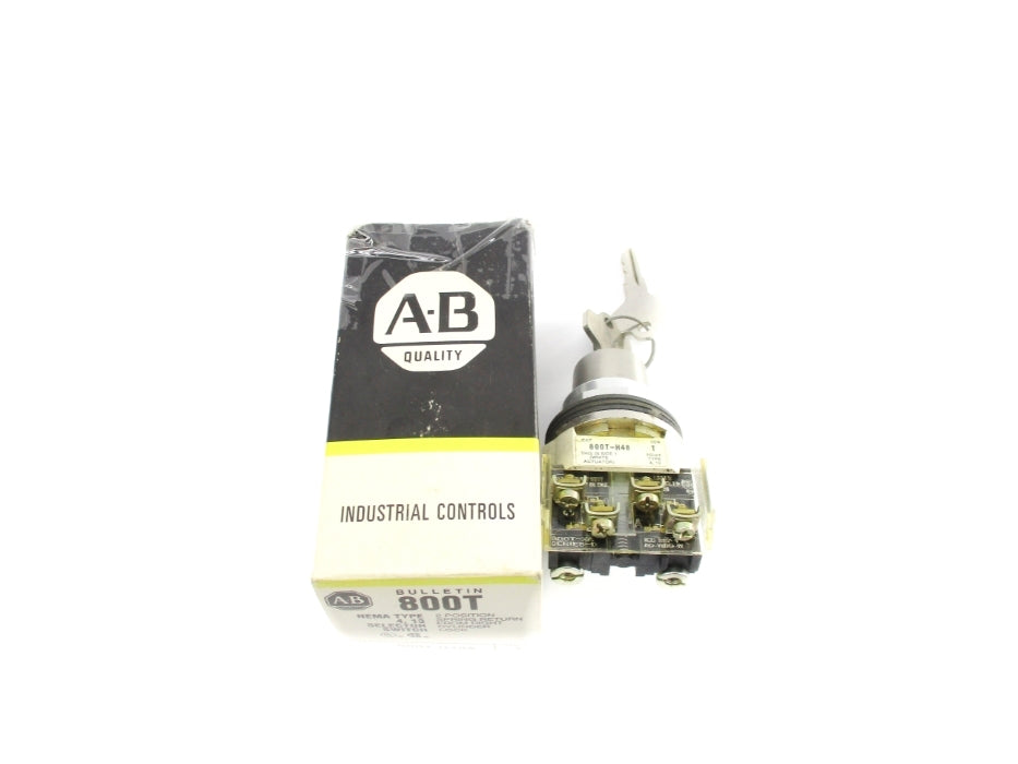 ALLEN BRADLEY 800T-H48A SER. T (BK/YL) NSMP