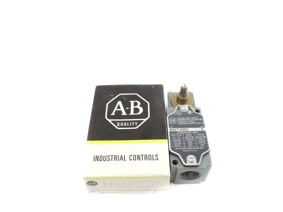 ALLEN BRADLEY 802T-HW2 SER. C (BK/YL) NSMP