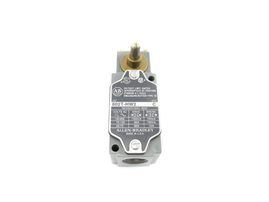 ALLEN BRADLEY 802T-HW2 SER. C (BK/YL) NSMP