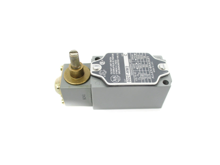 ALLEN BRADLEY 802T-HW2 SER. C (BK/YL) NSMP