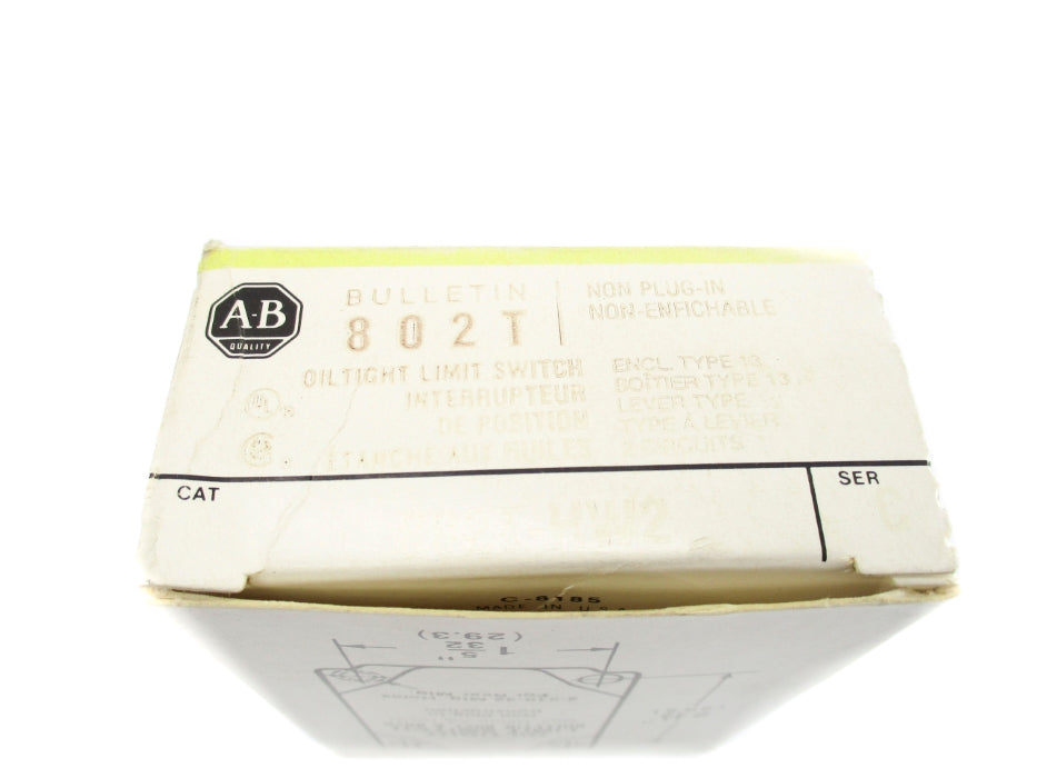 ALLEN BRADLEY 802T-HW2 SER. C (BK/YL) NSMP