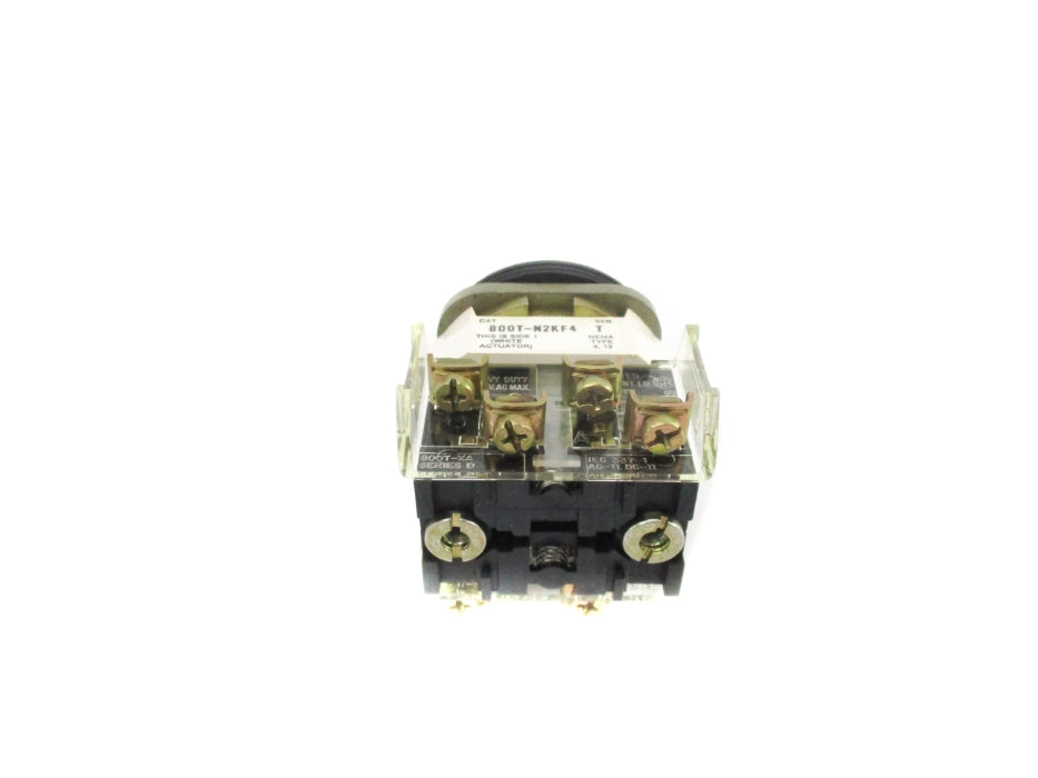 ALLEN BRADLEY 800T-N2KF4B SER. T (BK/YL) NSMP