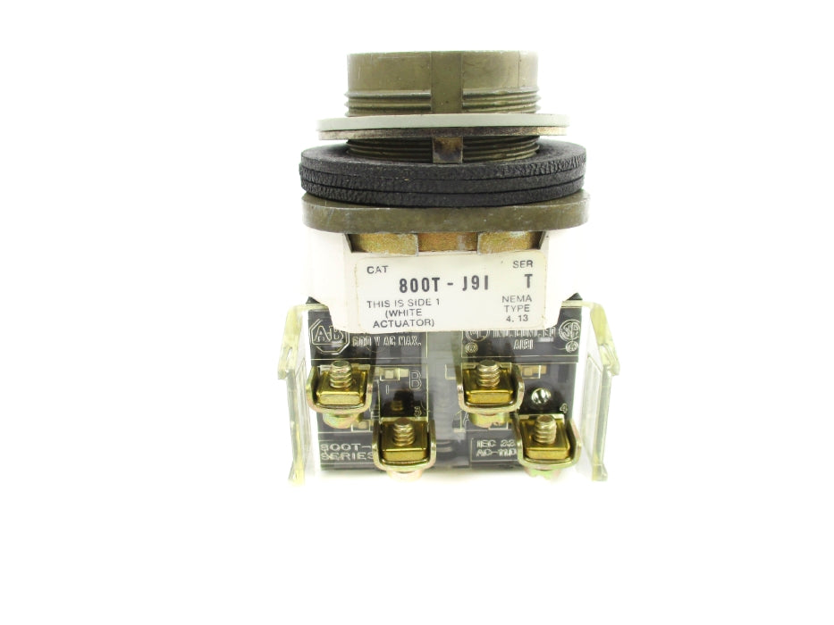 ALLEN BRADLEY 800T-J91A SER. T (BK/YL) NSMP