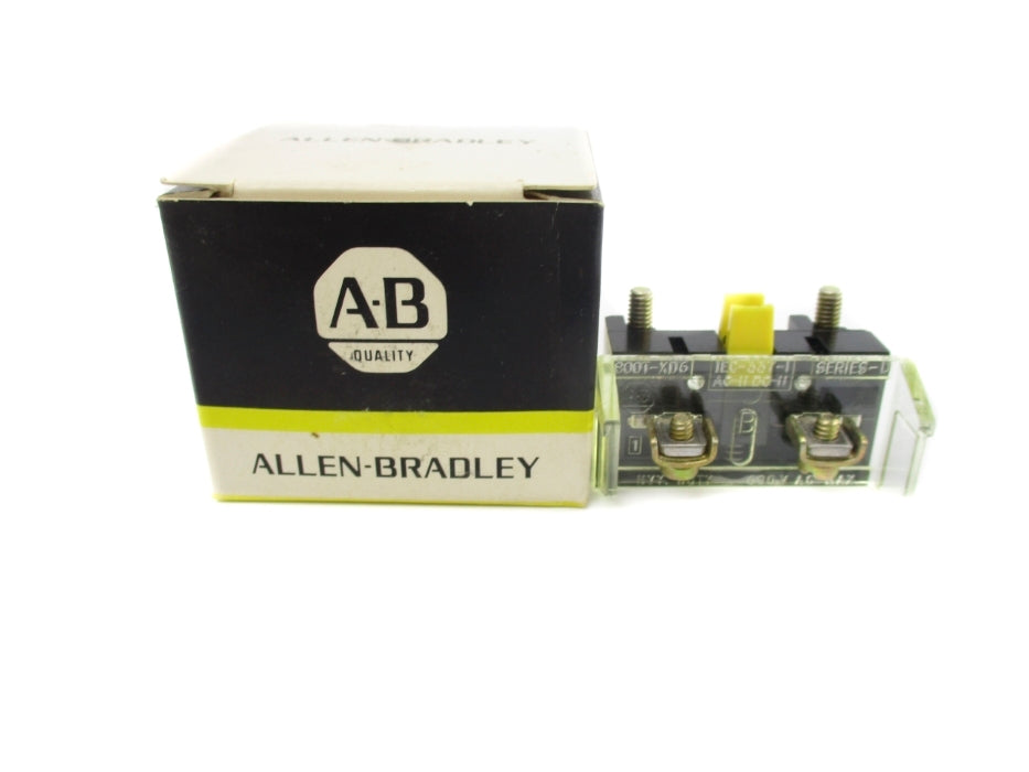 ALLEN BRADLEY 800T-XD6 SER. D (BK/YL) NSMP