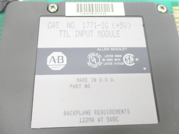 ALLEN BRADLEY 1771-IG NUPI