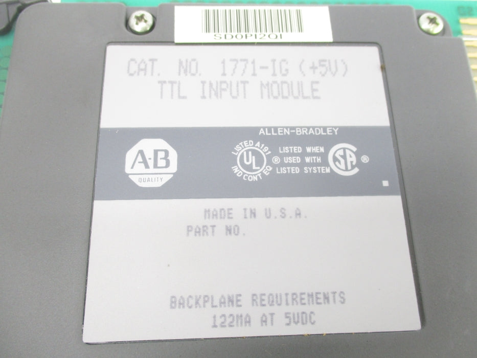 ALLEN BRADLEY 1771-IG NUPI