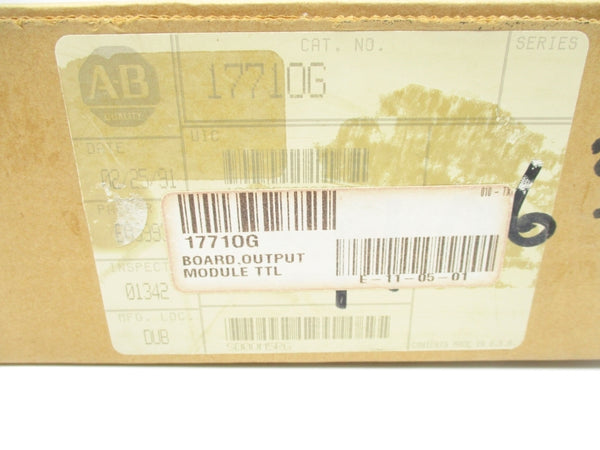 ALLEN BRADLEY 1771-OG DATE: 1991 NSFS