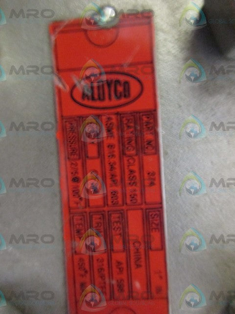 ALOYCO 374 SOCKET WELD SWING GATE CHECK VALVE *NEW NO BOX*