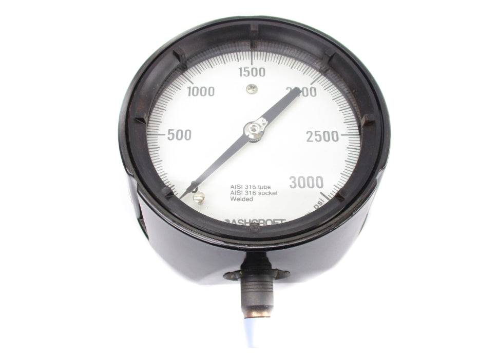 ASHCROFT 45-1279-SS-02L-3000# 0-3000PSI NSMP