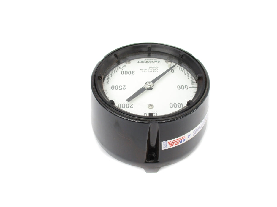 ASHCROFT 45-1279-SS-02L-3000# 0-3000PSI NSMP