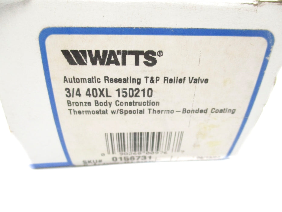 WATTS 3/4-40XL-150210 0156731 150PSI NSMP