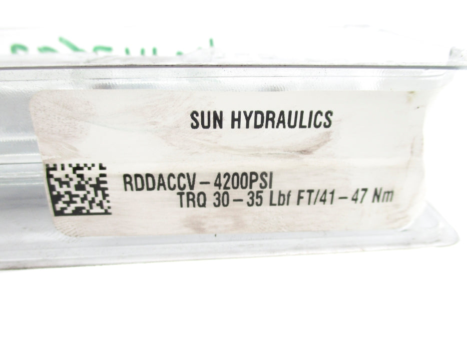 SUN HYDRAULICS RDDACCV 4200PSI NSFS