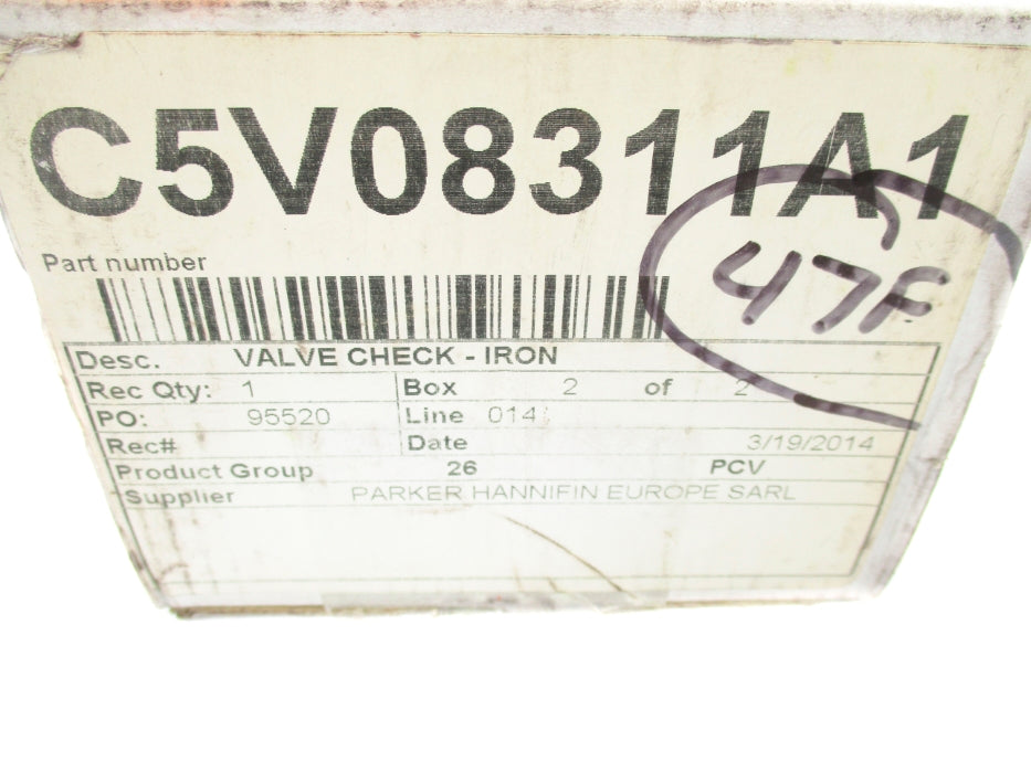 PARKER C5V08311A1 NSMP