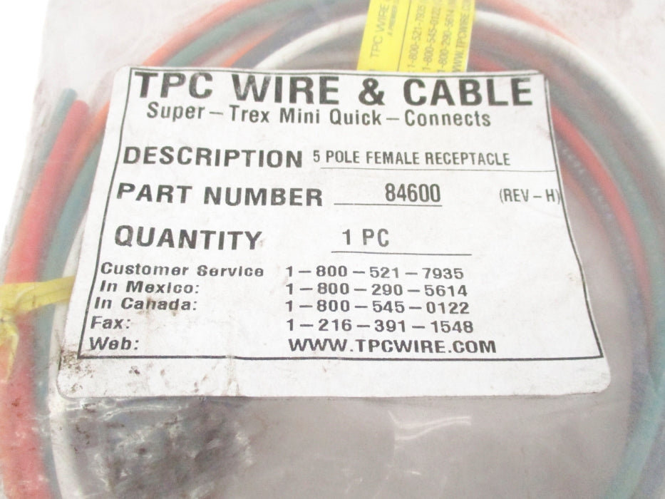 TPC WIRE & CABLE 84600 NSMP