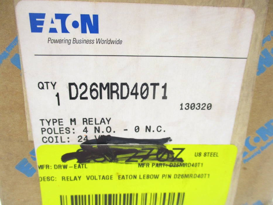 EATON D26MRD40T1 24VAC NSFS