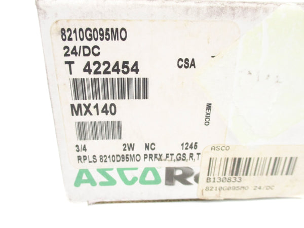 ASCO 8210G095MO 24VDC 40PSI NSMP