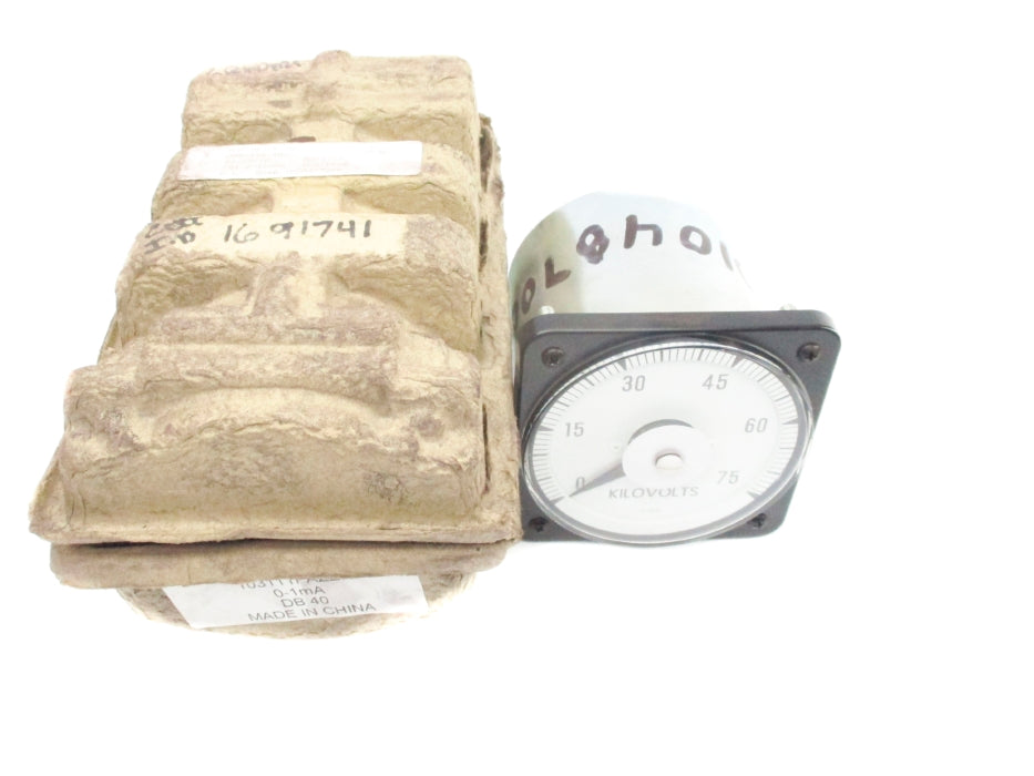 RAM METER DB40/1DCMA/75KV 0-75PSI NSMP