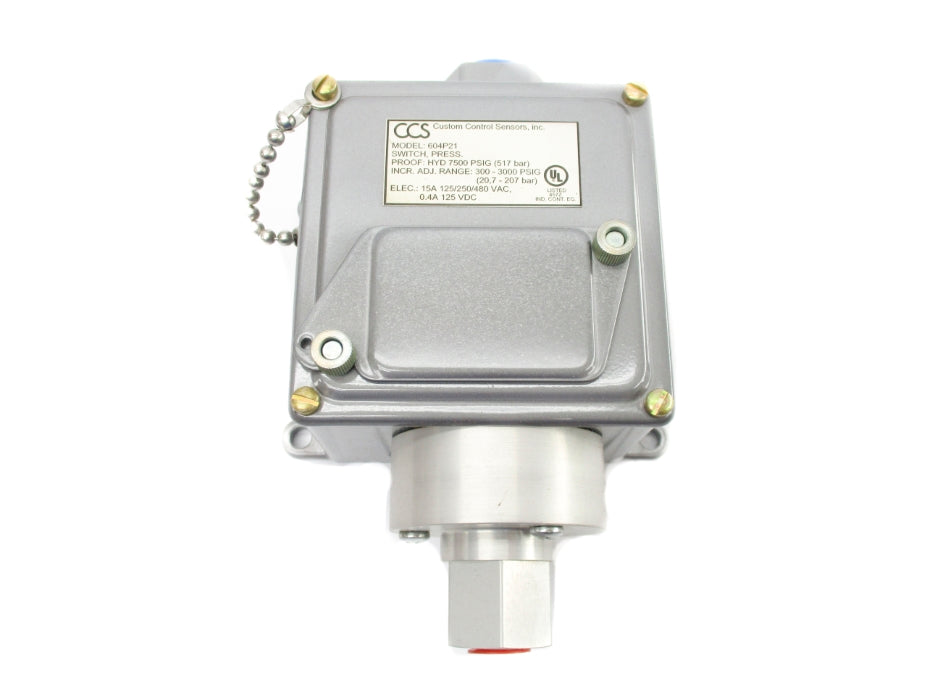 CUSTOM CONTROLS SENSOR 604P21 300-3000PSIG NSMP