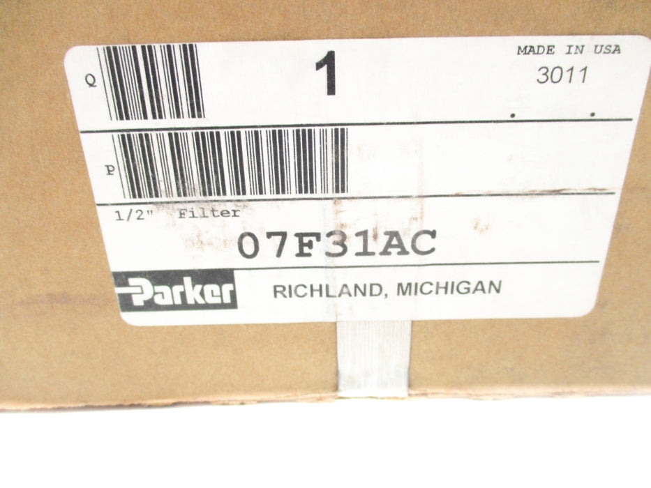 PARKER 07F31AC 150PSI 125'F 1/2" NSMP