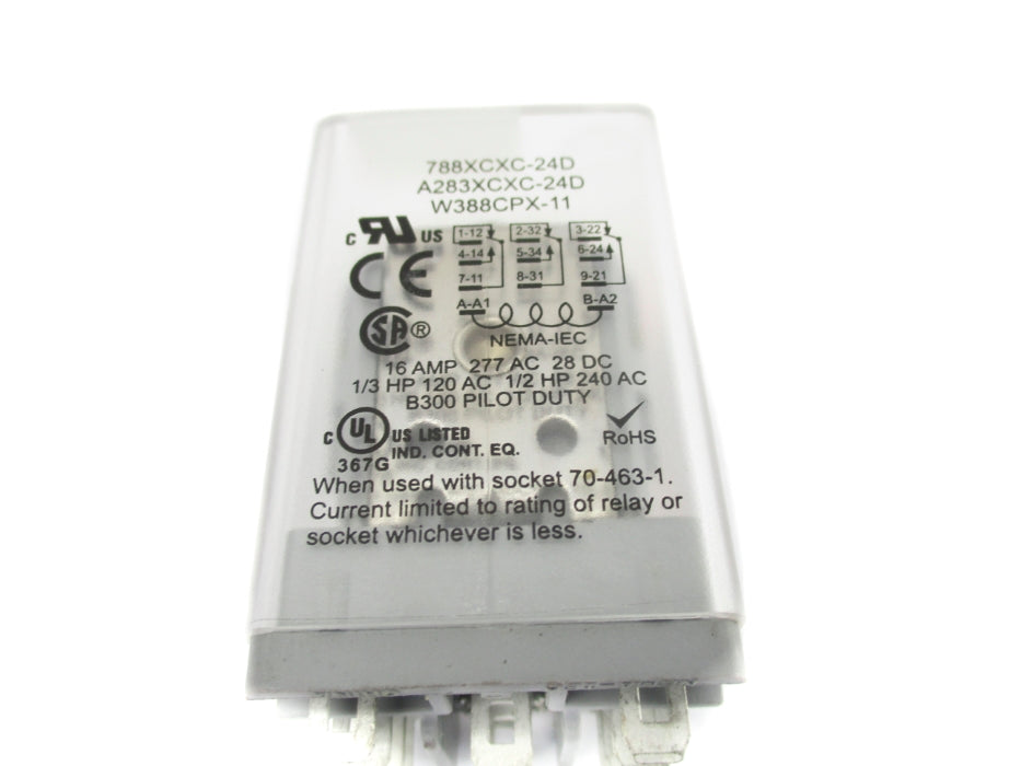 MAGNECRAFT 788XCXC-24D 2 4VDC 16A NSMP