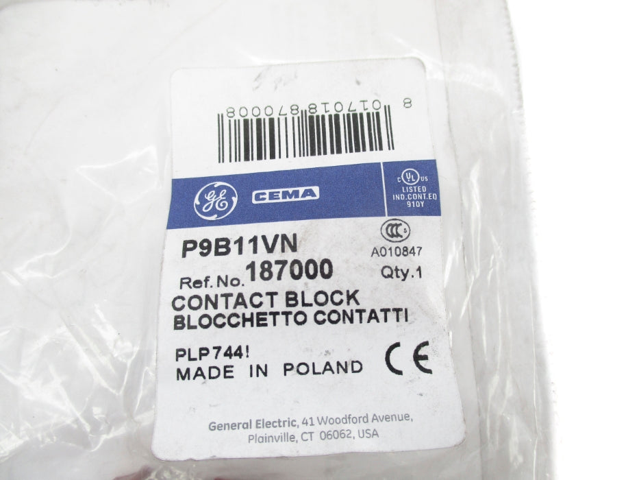 GENERAL ELECTRIC P9B11VN NSMP