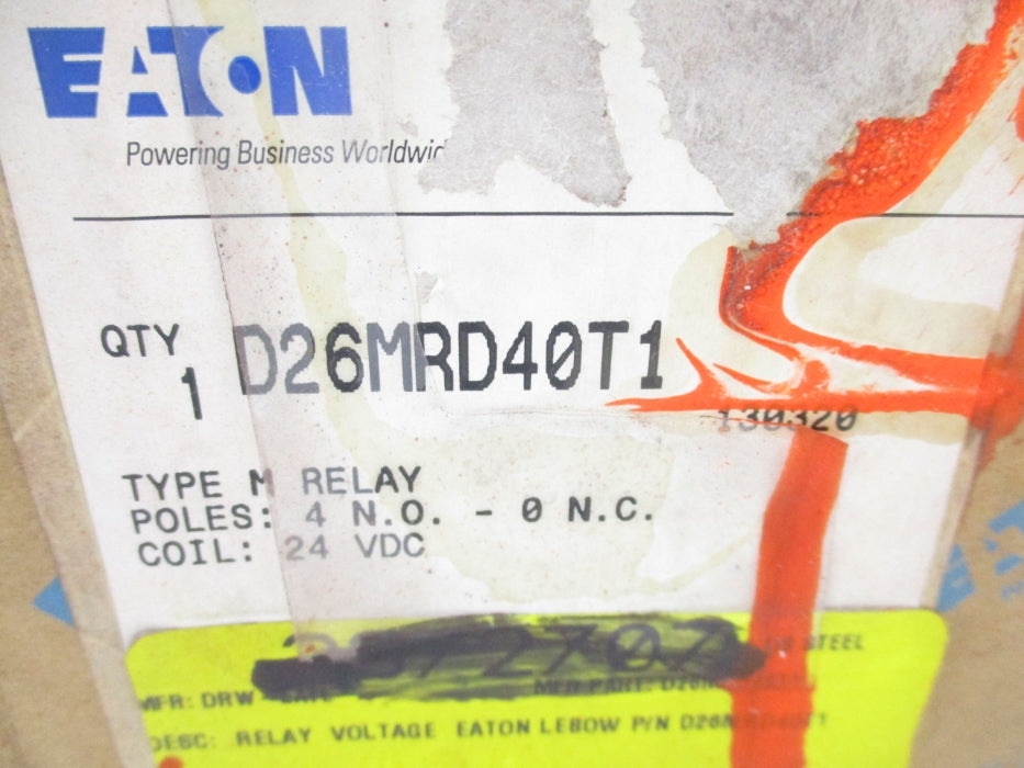 EATON D26MRD40T1 SER. A2 24VDC 10A NSMP