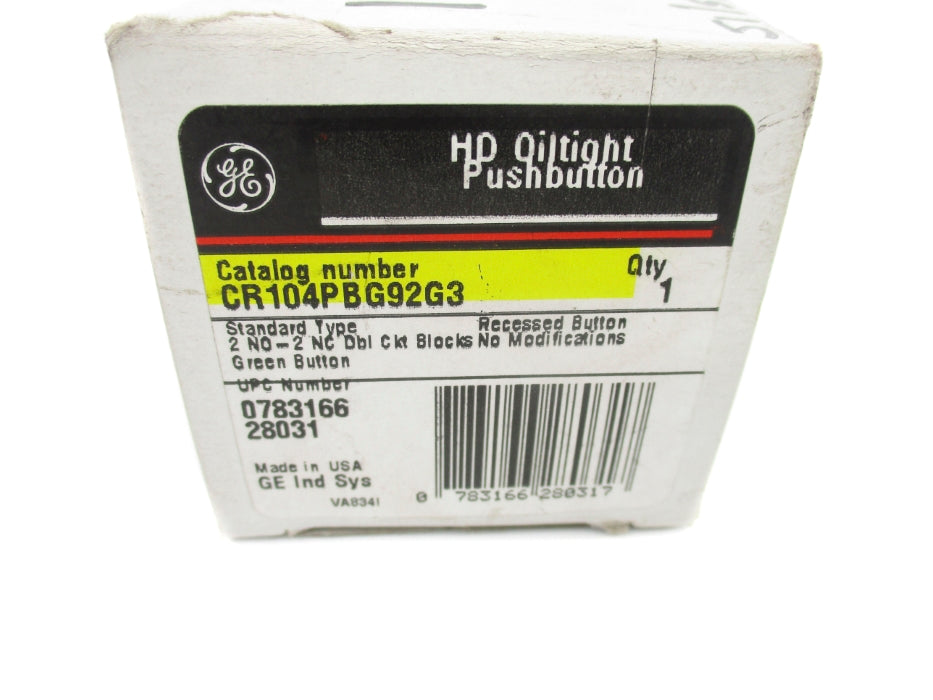 GENERAL ELECTRIC CR104PBG92G3 NSMP