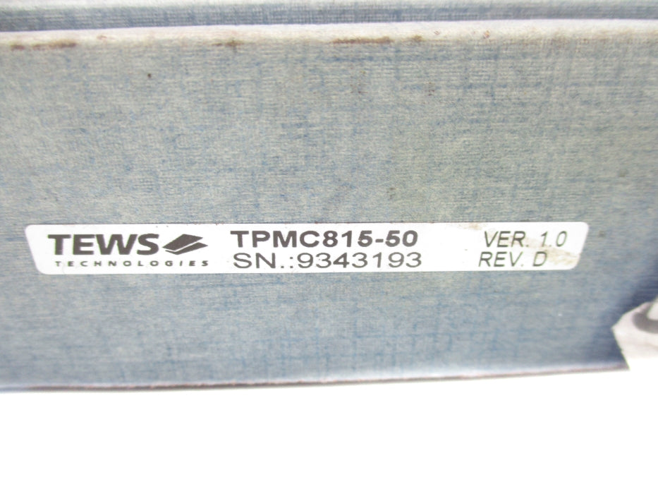 TEWS TPMC815-50 REV. D NSMP