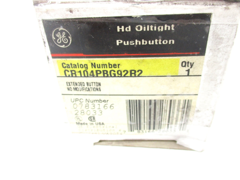 GENERAL ELECTRIC CR104PBG92B2 NSMP