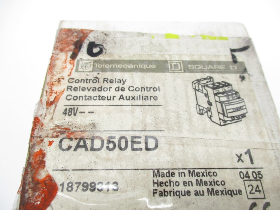 TELEMECANIQUE CAD50ED 48VDC 10A NSMP