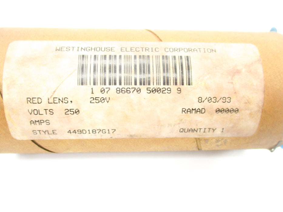 WESTINGHOUSE 449D187G17 NSMP