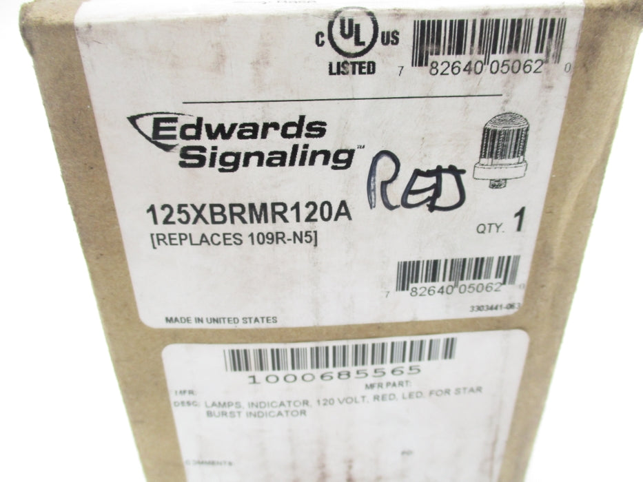 EDWARDS SIGNALING 125XBRMR120A NSMP