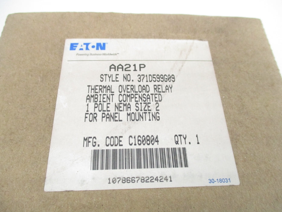 EATON AA21P 371D599G09 600V NSMP