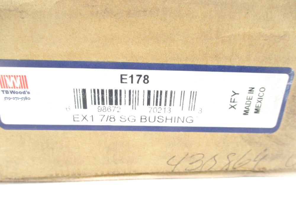 TB WOODS E178 EX1-7/8 NSFS